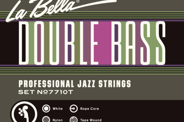 La Bella Introduces 7710T White Nylon Tape Wound Double Bass Strings