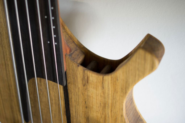 Bass of the Week: CG Lutherie Sequel 5-String Hollow Body Fretless