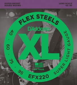 D'Addario FlexSteels Bass String Series