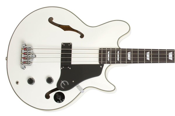 Epiphone Announces Limited Edition Jack Casady Signature Bass in Alpine White
