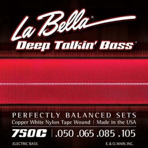 La Bella Copper White Nylon Tape Wound Strings