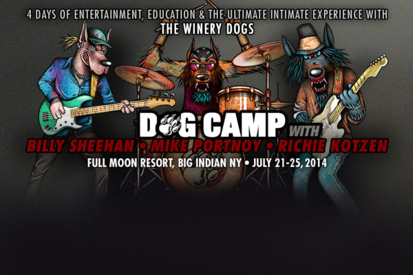 Winery Dogs with Billy Sheehan Announce Dog Camp