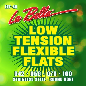 La Bella Low Tension Flexible Flats Bass Strings