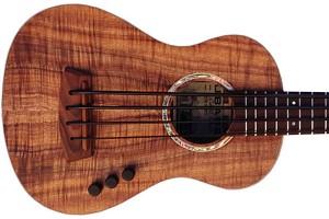 Kala USA Acoustic-Electric Koa U-Bass body