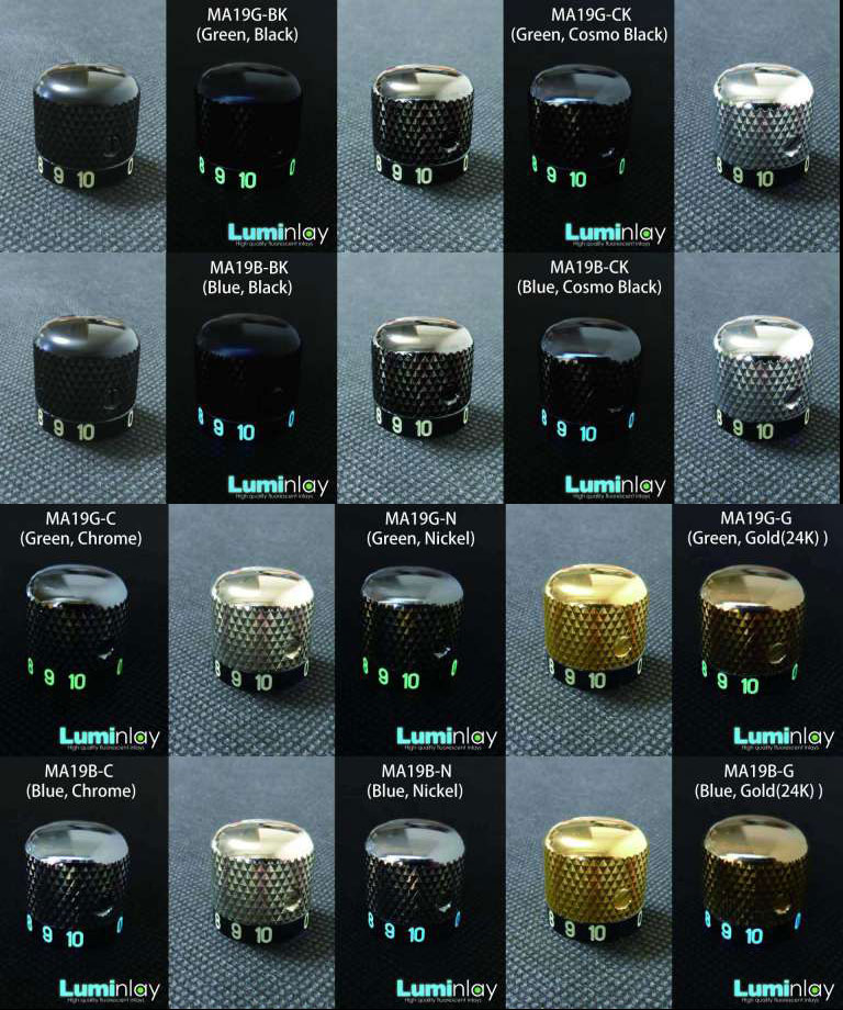 Luminlay Sb & Sg Series (diameter 2mm Glow Blue Color LUMINLAY TOP DOTS ...