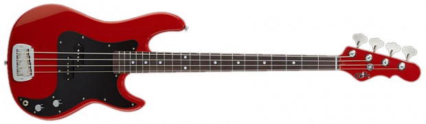 G&L Guitars Detroit Muscle Series SS Bass - Cranberry Red