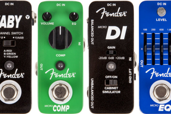 Fender Launches Four New Micro-Sized Pedals