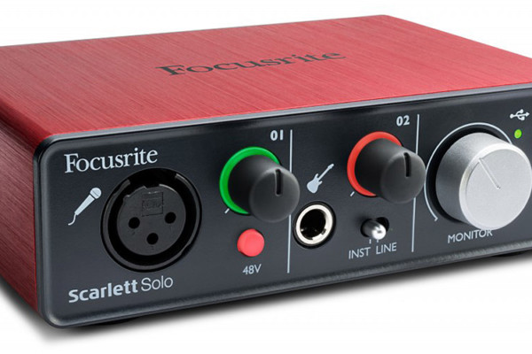 Focusrite Introduces Scarlett Solo USB Recording Interface