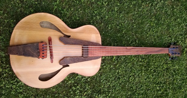 Whitt Guitars 5-String Fretless Archtop Acoustic Bass