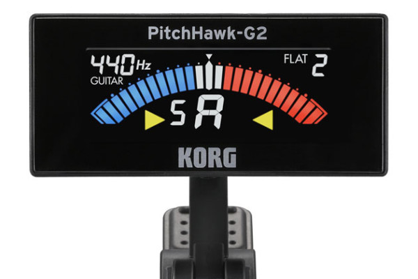 Korg Introduces PitchHawk G-2 Clip-On Tuner