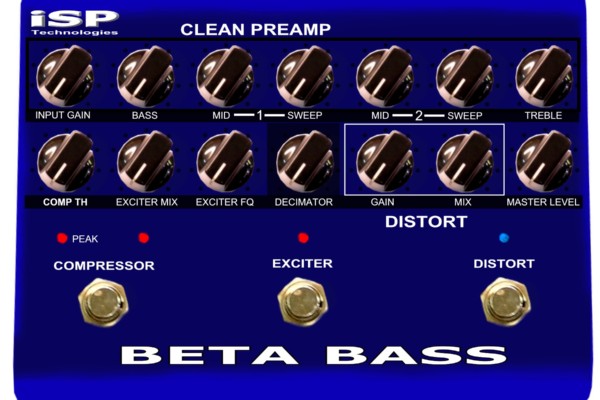ISP Technologies To Debut Beta Bass Preamp Pedal at NAMM