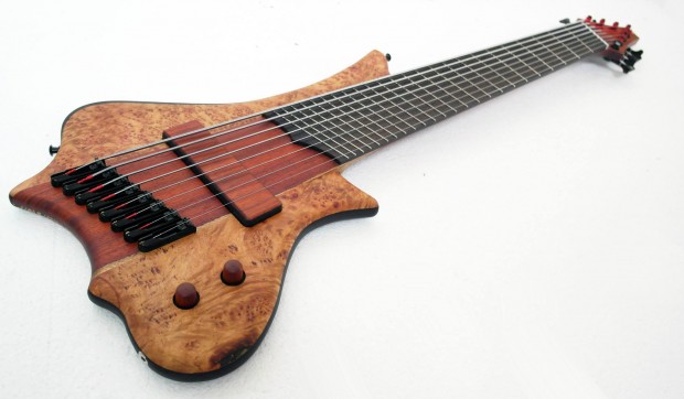 Prometeus Guitars Kirlian 8 Bass Angled