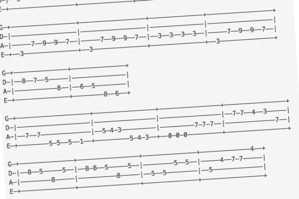 Learning Music: A Discussion on Bass Tab, Notation and Ears
