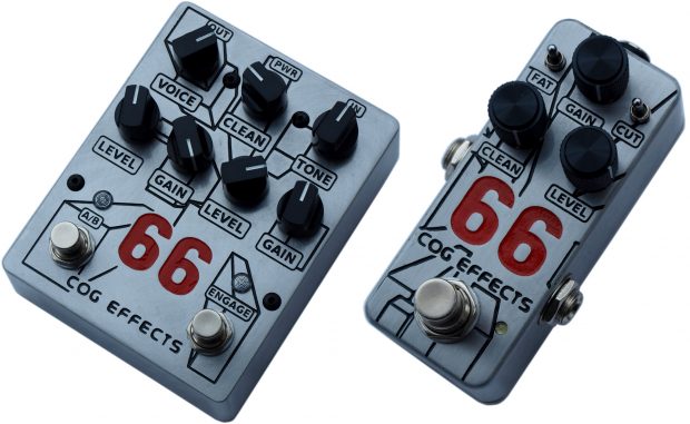 Cog Effects Knightfall 66 and Mini 66 Overdrive Pedals