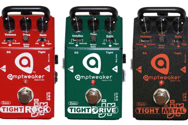 Amptweaker Introduces Bass Jr Distortion Pedal Series