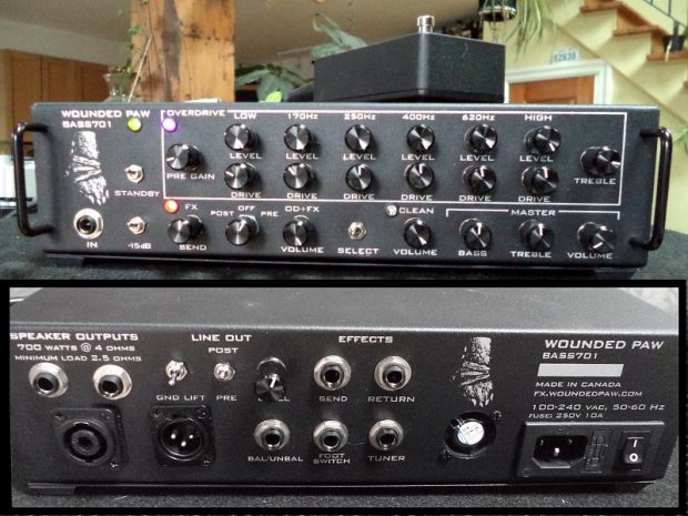 Wounded Paw Effects Bass701 Amplifier