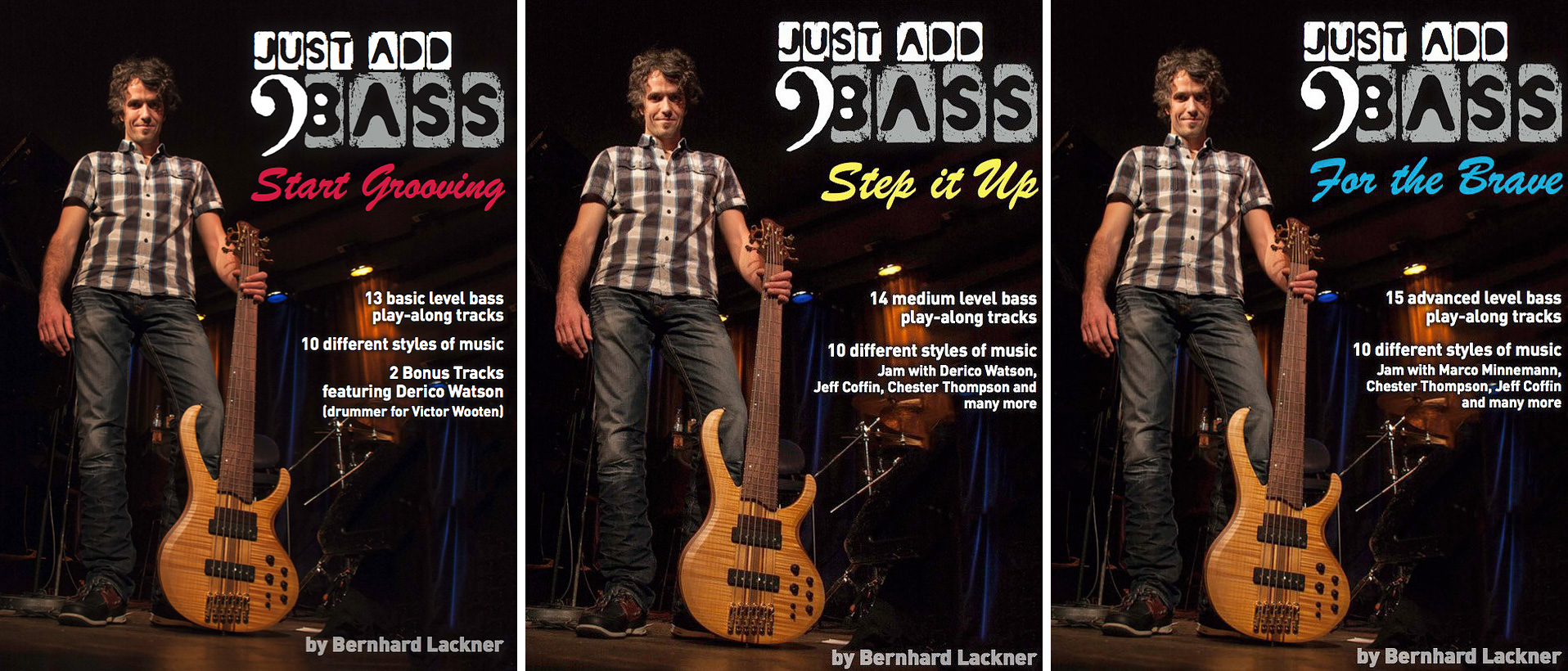 Bernhard Lackner Just Add Bass Instructional Books