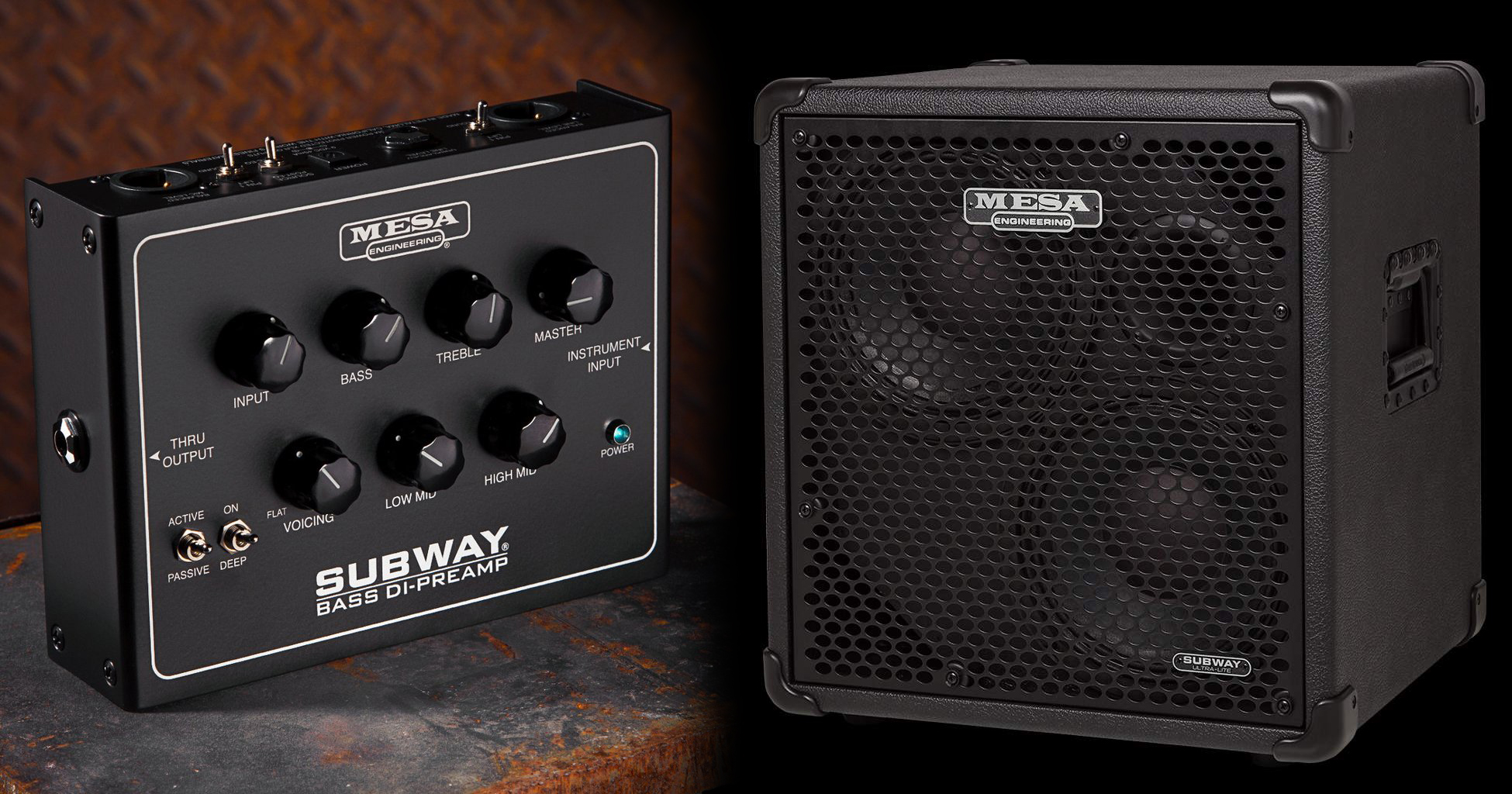 Mesa Adds 2×10 Cabinet and DI/Preamp Pedal to Subway Series – No