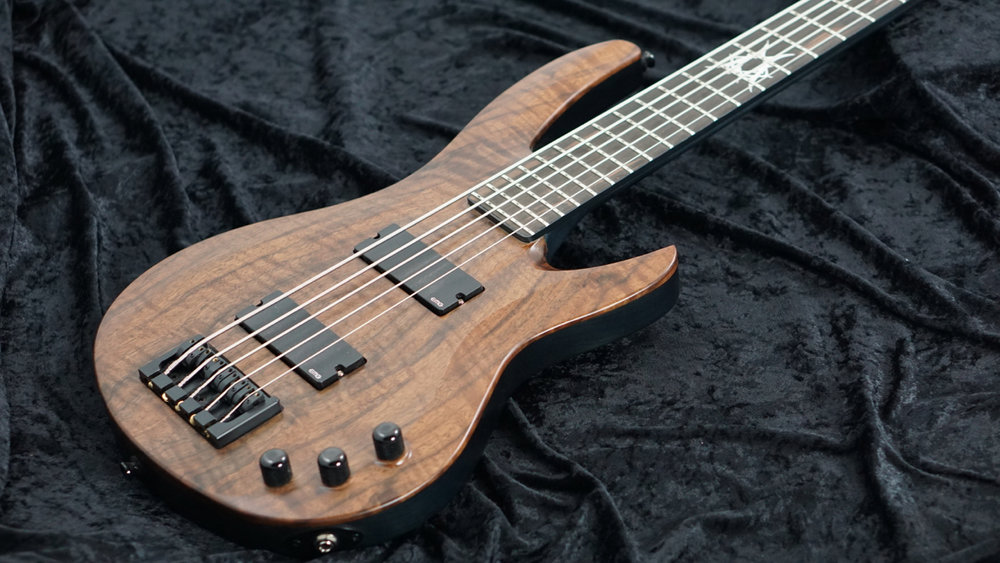 Strictly 7 Guitars Copperhead Bass Body Angle