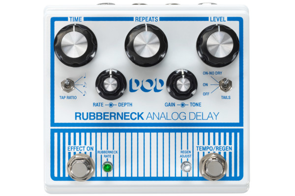 DOD Introduces Rubberneck Analog Delay Pedal