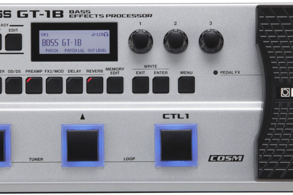 Boss Introduces the GT-1B Bass Effects Processor