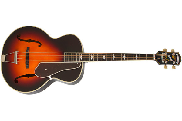 Epiphone Unveils Masterbilt Century Acoustic/Electric Bass Guitar