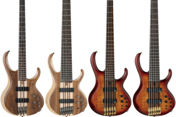 Ibanez Adds More BTB Bass Models for 2017