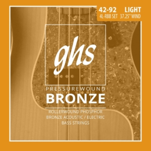GHS Pressurewound Bronze Bass Strings