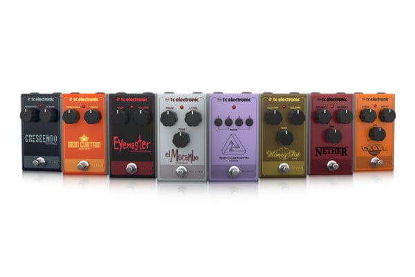 TC Electronic Unveils 8 New Analog Pedals