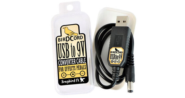 Songbird FX Releases USB to 9V Pedal Power Cable