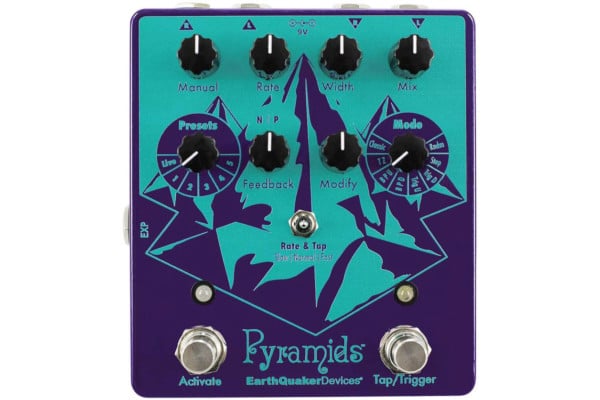 Earthquaker Devices Introduces the Pyramids Stereo Flanger Pedal