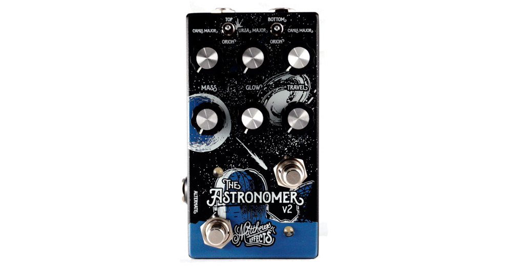 Matthews Effects Introduces Astronomer V2 Reverb Pedal – No Treble