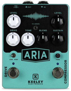 Keeley Electronics Aria Compressor and Overdrive Pedal