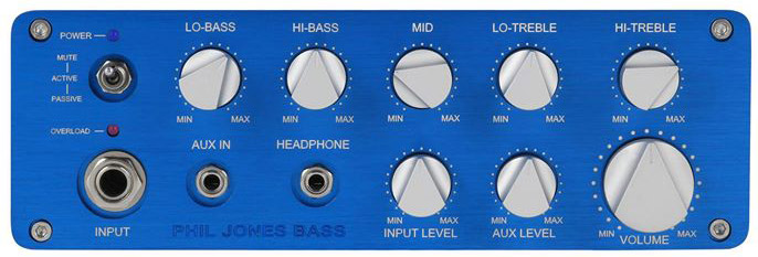 Phil Jones Bass BP-800 Bass Amp - Front Panel