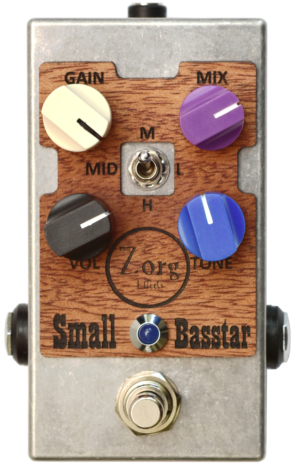 Zorg Effects Small Basstar Overdrive Pedal