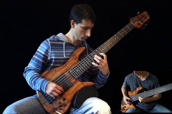 Damian Coccio: Six String Bass Chords and Ebow