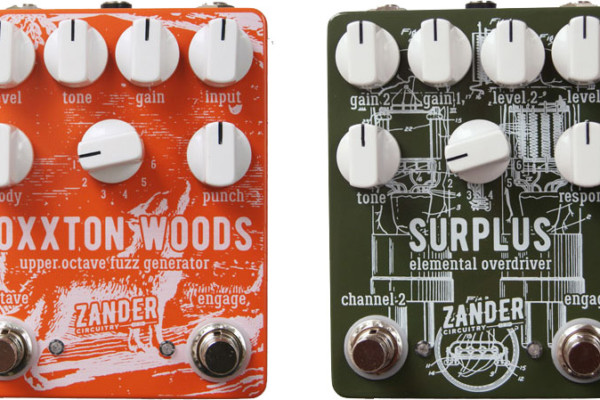 Zander Circuitry Introduces Foxxton Woods Fuzz and Surplus Overdrive Pedals