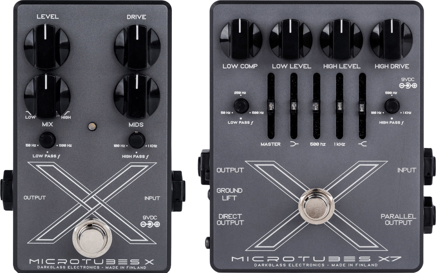 Darkglass Electronics Microtubes X and X7 Pedals