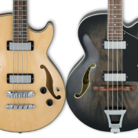Ibanez Reintroduces Artcore AFB200 and AGB200 Basses