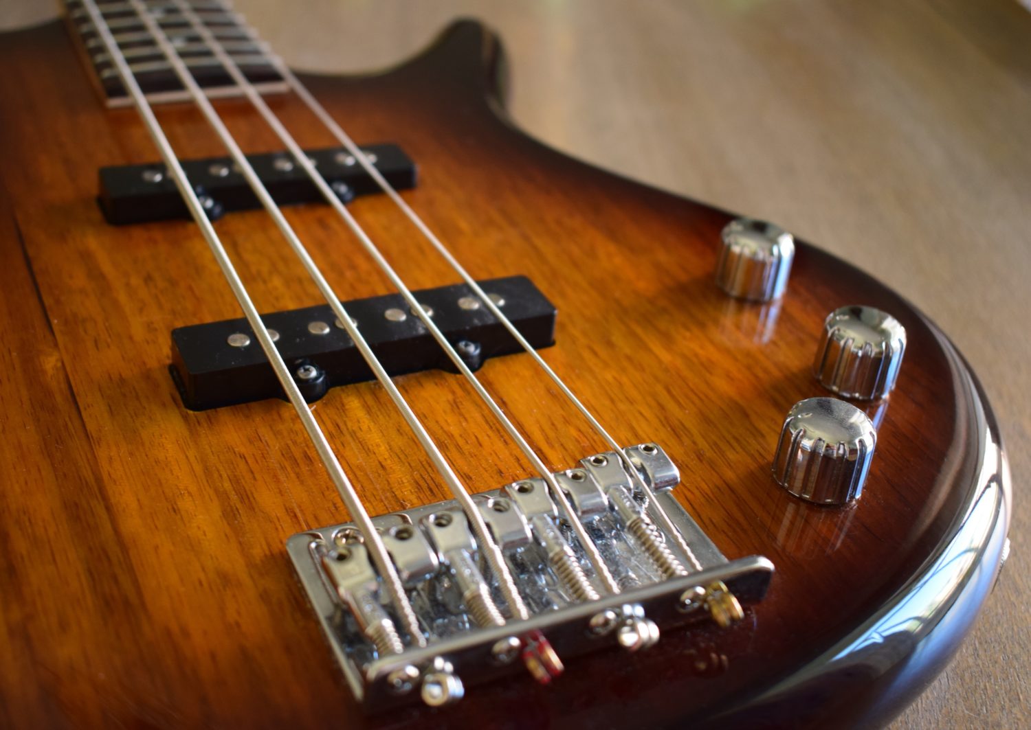 Bass Guitar Closeup
