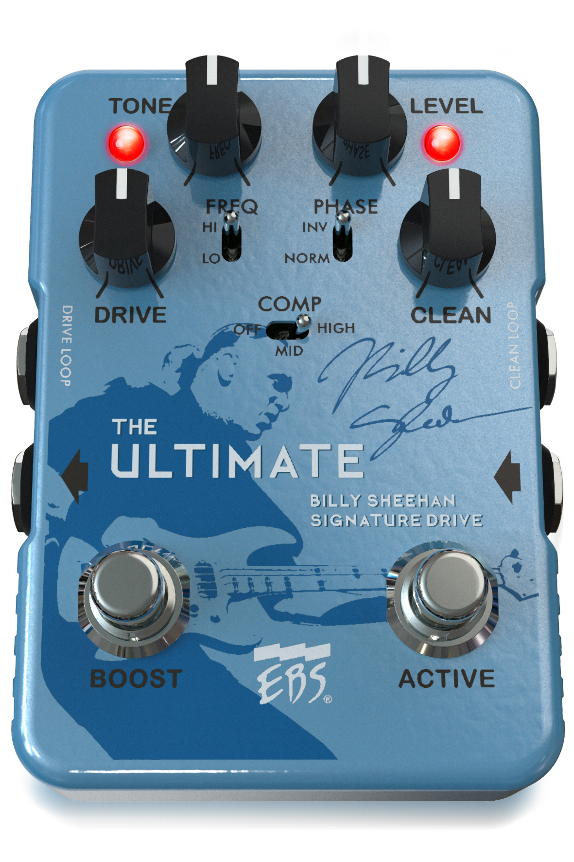 EBS Unveils the Billy Sheehan Ultimate Signature Drive Pedal – No Treble
