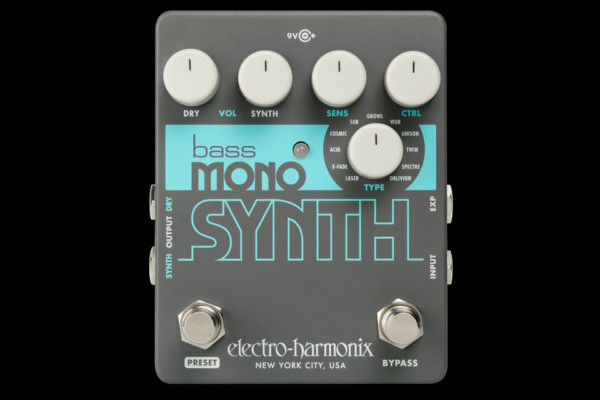 Electro-Harmonix Introduces the Bass Mono Synth Pedal