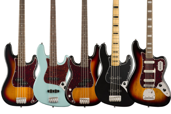 Squier Adds New Bass Models to Classic Vibe Series