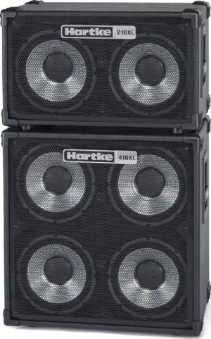 Hartke 210XL and 410XL Bass Cabinet Stack