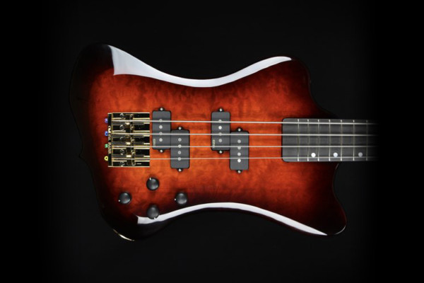 Hughes Guitars Announces the Dave Fowler Signature Bass Mini Thunderbird