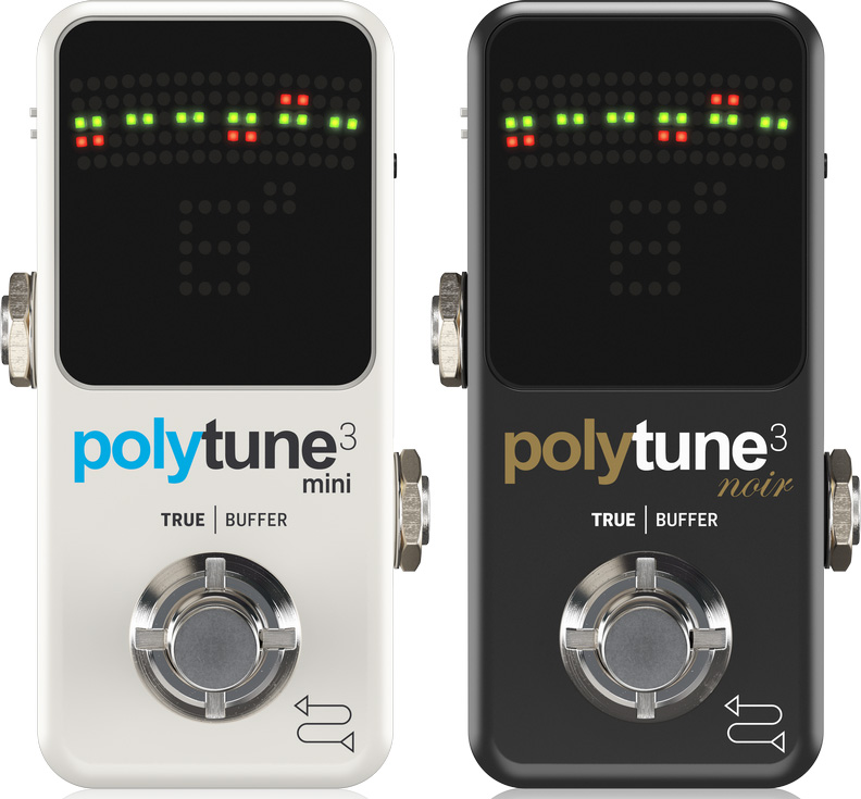 TC Electronic PolyTune 3 and Noir Tuners