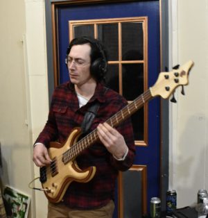 Cosmic Woodworking Jupiter Bass with player