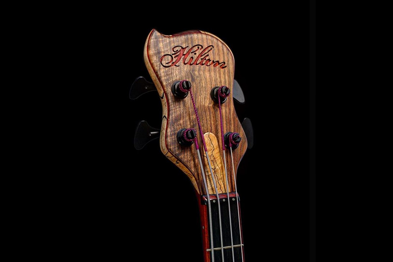 Hilton Guitars Bass Headstock