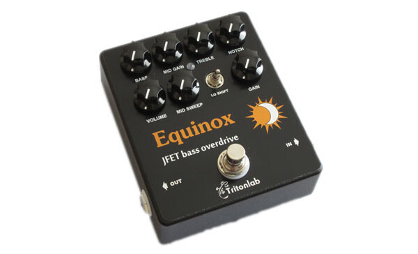 Tritonlab Introduces the Equinox Bass Preamp/Overdrive Pedal