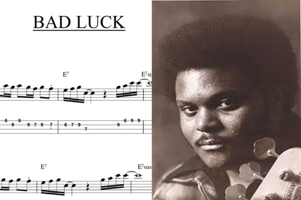 Bass Transcription: Ronnie Baker’s Bass Line on “Bad Luck” by Harold Melvin and the Bluenotes